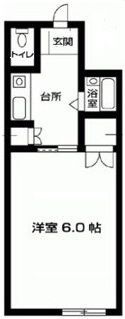クロノス南矢名2番館の間取り画像