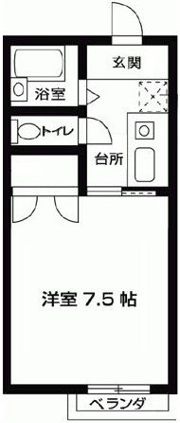 クロノス南矢名1番館の間取り画像