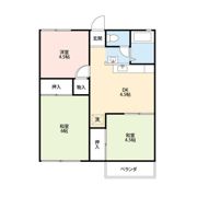 ハイツグリーンヒルBの間取り画像