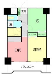 ライオンズプラザ海老名の間取り画像