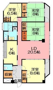 第12明智ビルの間取り画像