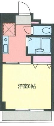 キャスターアベニューIの間取り画像