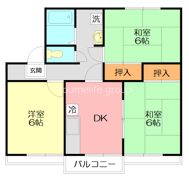 第二吉原ハイツの間取り画像