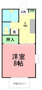 ヴィラKの間取り画像