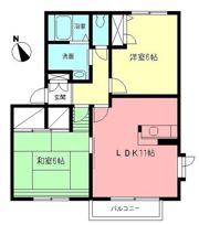 ベルデュールFIIの間取り画像
