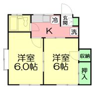 恵峰ハイツの間取り画像