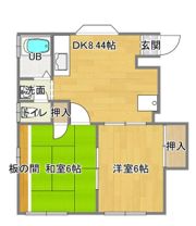 グリーンハイツの間取り画像