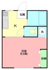 コーポ水引の間取り画像