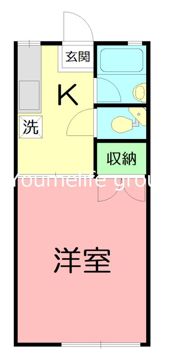 コーポコジマB棟の間取り画像