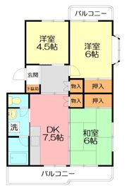 水引カワイマンションの間取り画像