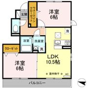 セレスティンワール A棟の間取り画像