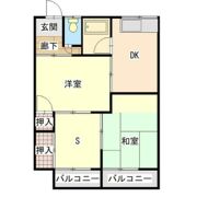 八雲アパートの間取り画像