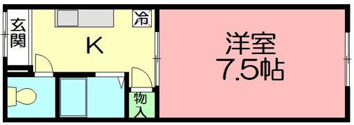 パレロワイヤル善行の間取り画像