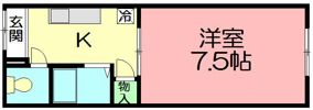 パレロワイヤル善行の間取り画像