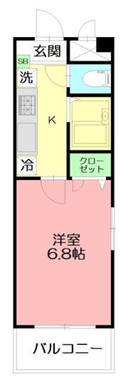 ココサの間取り画像