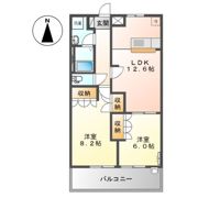 ソレアードMの間取り画像