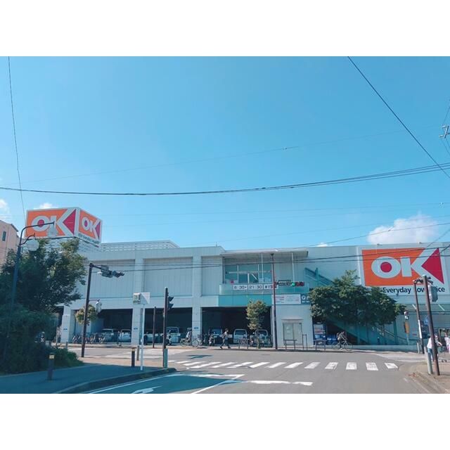 近くのオーケー伊勢原店まで771m（徒歩10分）