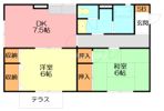 カーサよしはなIIの間取り画像