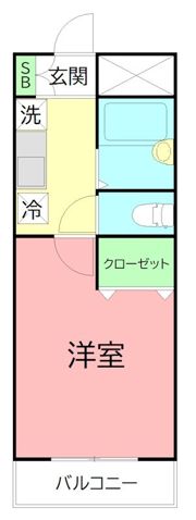サンハイツ湘南の間取り画像
