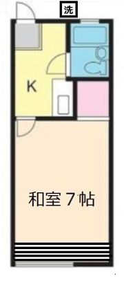 白駒ハイツの間取り画像