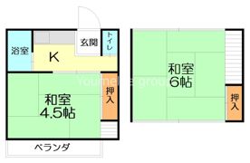 長山アパートの間取り画像