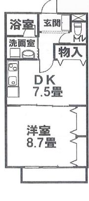 ラ・ヴェルジュの間取り画像