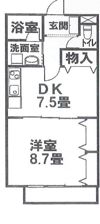 ラ・ヴェルジュの間取り画像