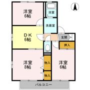 エスペランサ・ディアス B棟の間取り画像