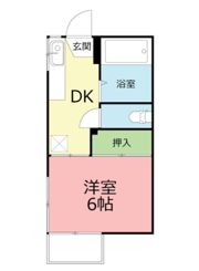 コーポハピネスの間取り画像