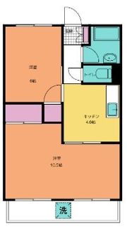 大雄山マンションの間取り画像