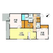 Arca材木座の間取り画像
