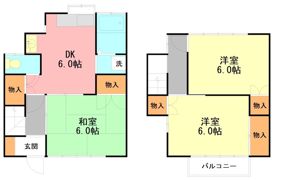 コーポ野地の間取り画像