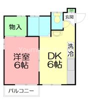 海老名国分パークハイツ弐番館の間取り画像