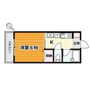 ハイツ橘の間取り画像