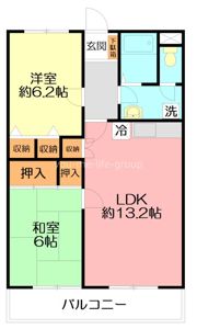 セレス岩原の間取り画像