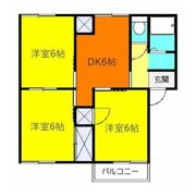 ロイヤルパレスAの間取り画像