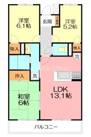 FLAVOR CORT DAIKA（フレーバーコートダイカ）の間取り画像