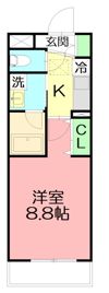 グレイスフラットの間取り画像