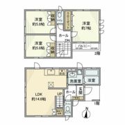 高倉戸建の間取り画像