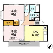 ハイツいのまたの間取り画像
