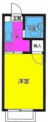 ジュネス湘南台の間取り画像