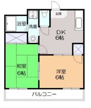 シティハイム高橋の間取り画像