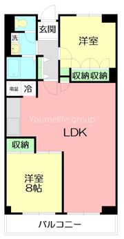 平塚グリーンマンションの間取り画像