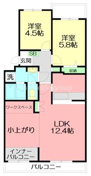 ヒルズ南戸塚4号棟の間取り画像