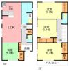 上荻野貸戸建ての間取り画像