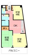 ハイツ堂山の間取り画像