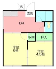 杏林荘の間取り画像