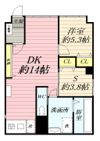 三嘉ハイツの間取り画像
