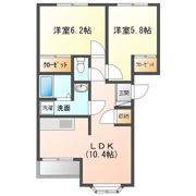 ヴィラージュIIの間取り画像