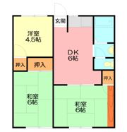 荒井ハイツAの間取り画像